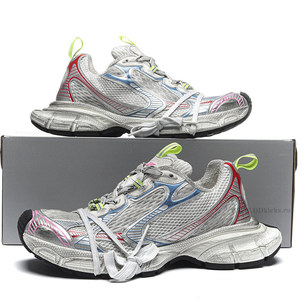 DD Ba1enci*ga 3XL White Multicolor