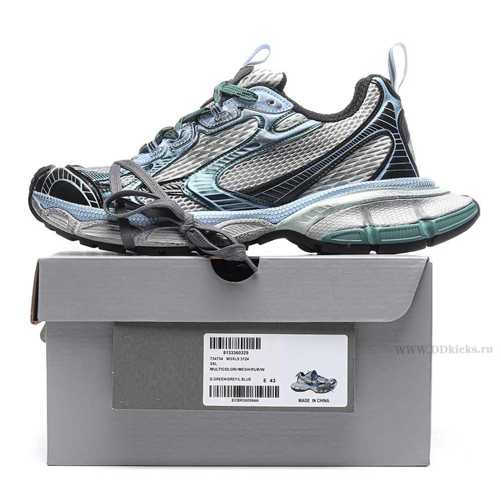 DD Ba1enci*ga 3XL Green Blue