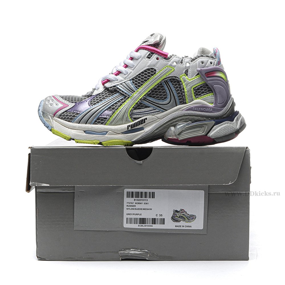 DD Ba1enci*ga Runner Yellow Blue Purple Pink