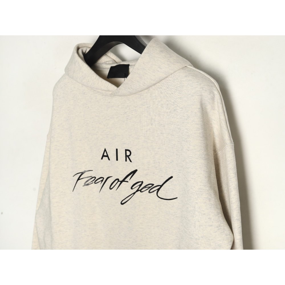 DDFear of God FOG essential double-line AIR letter hooded sweatshirt