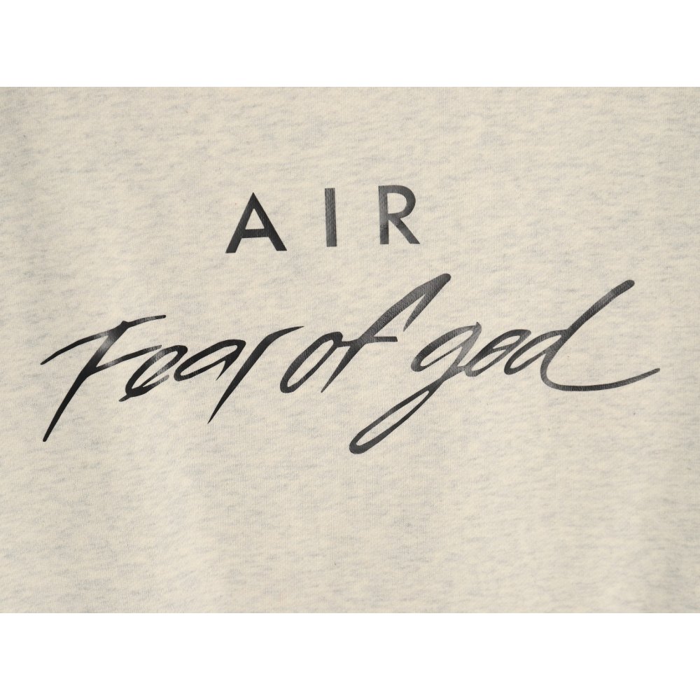 DDFear of God FOG essential double-line AIR letter hooded sweatshirt