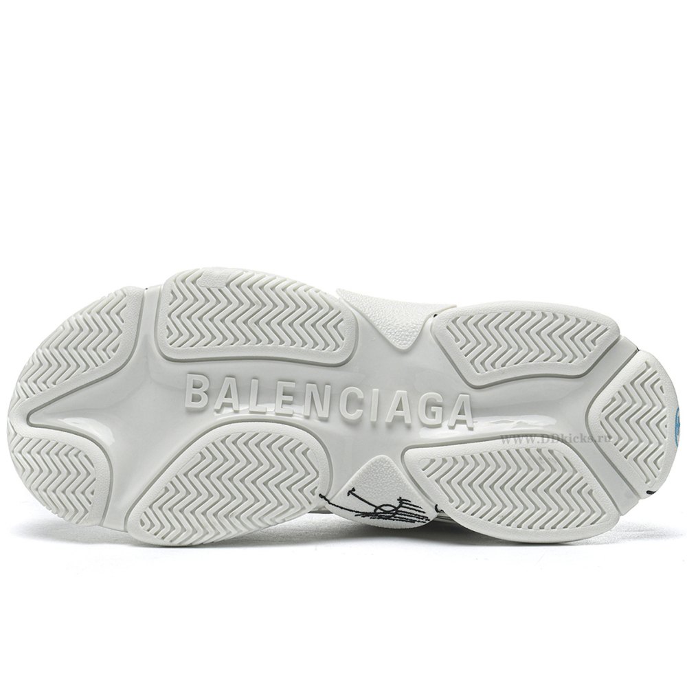 DD Ba1enci*ga Triple S White Black Blue