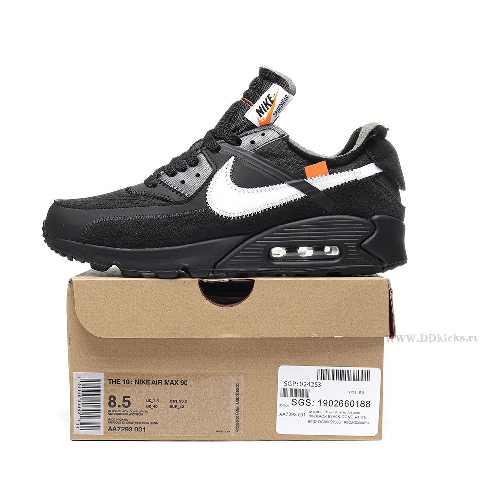 DD Nike Air Max 90 Off-White Black