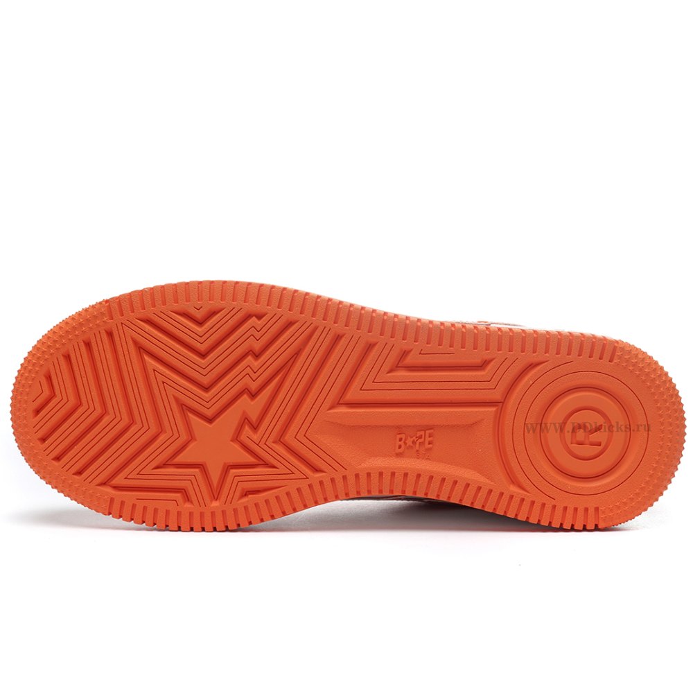 DD A Bathing Ape Bape STA Low Orange