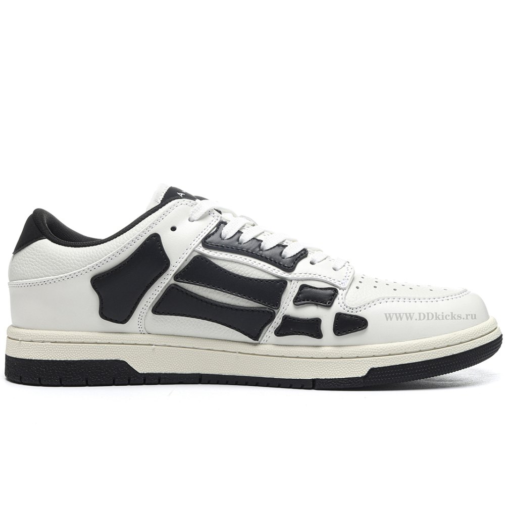 DD Amiri Skel Top Low White Black White