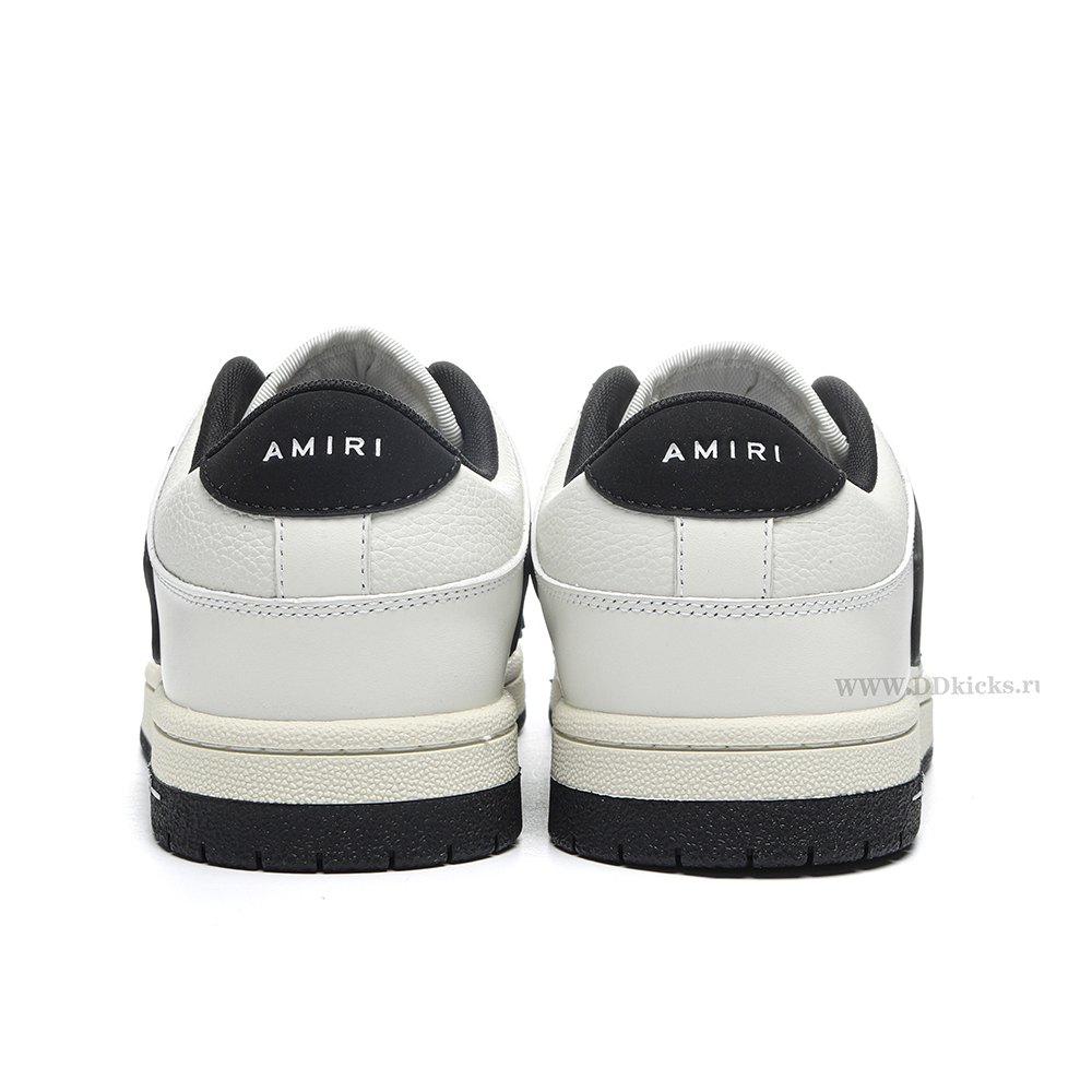 DD Amiri Skel Top Low White Black White
