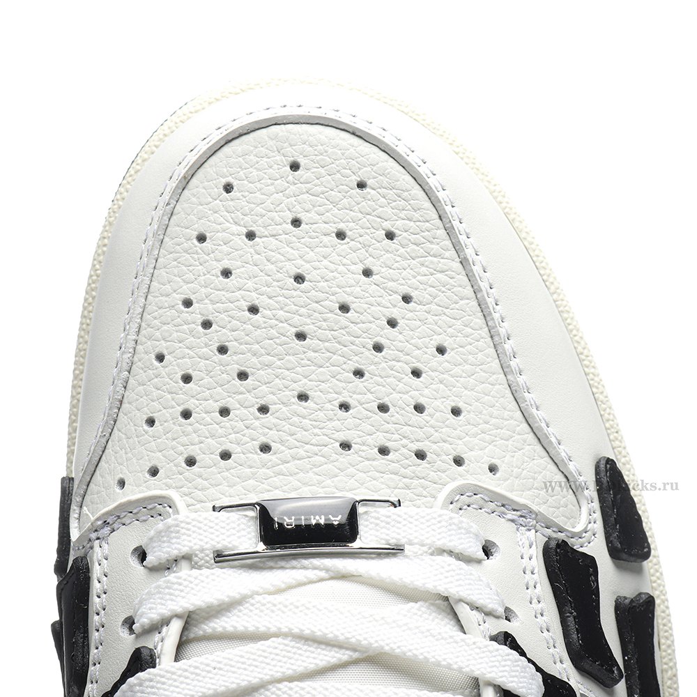 DD Amiri Skel Top Low White Black White