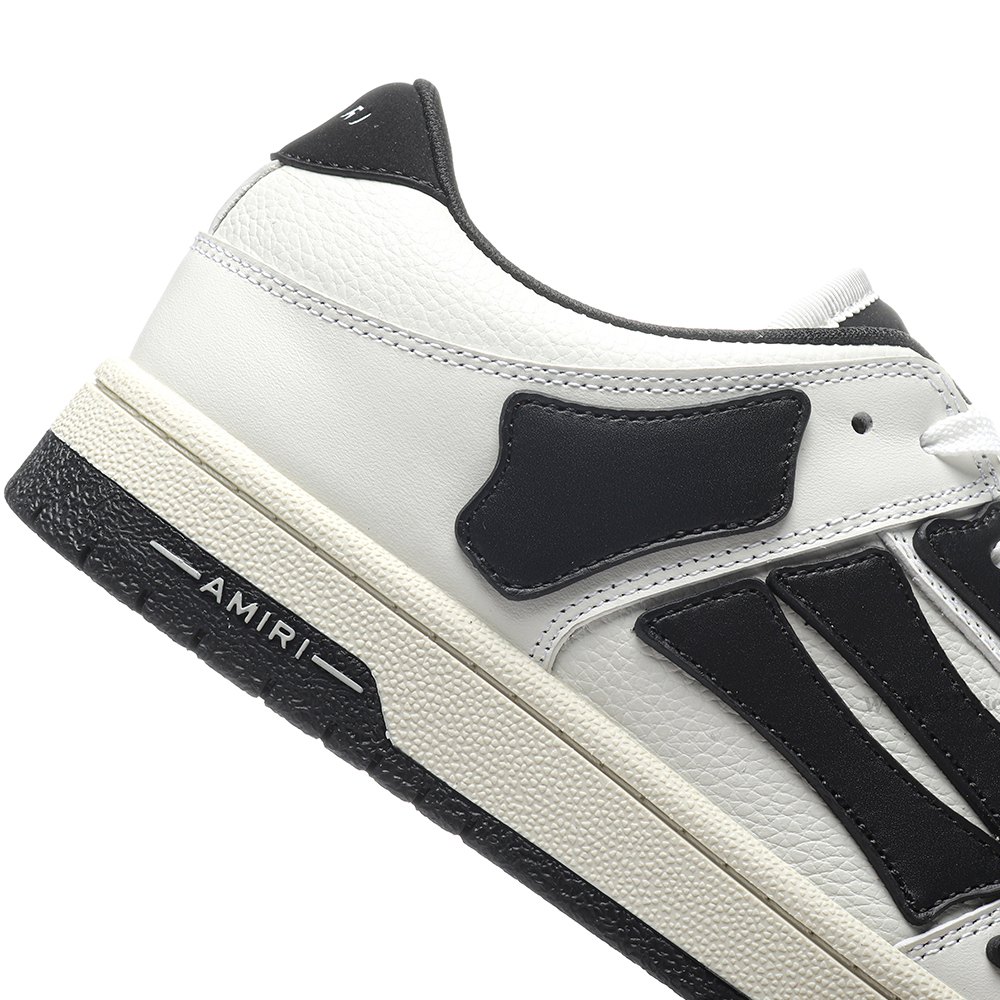 DD Amiri Skel Top Low White Black White