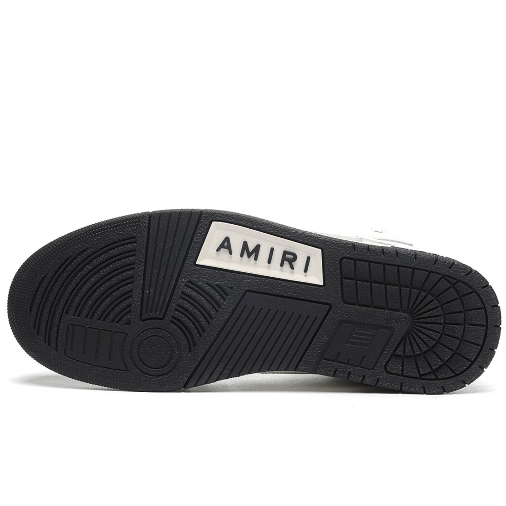 DD AMIRI Skel Top High Black White