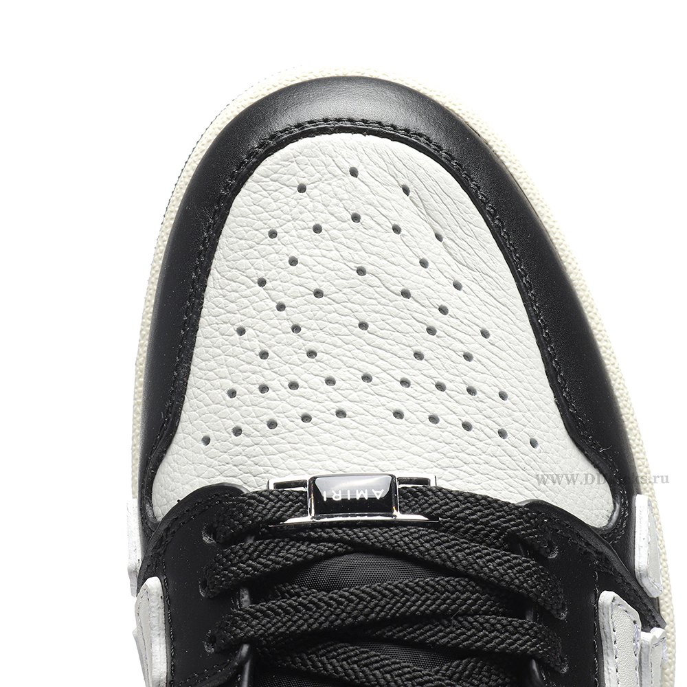 DD AMIRI Skel Top High Black White