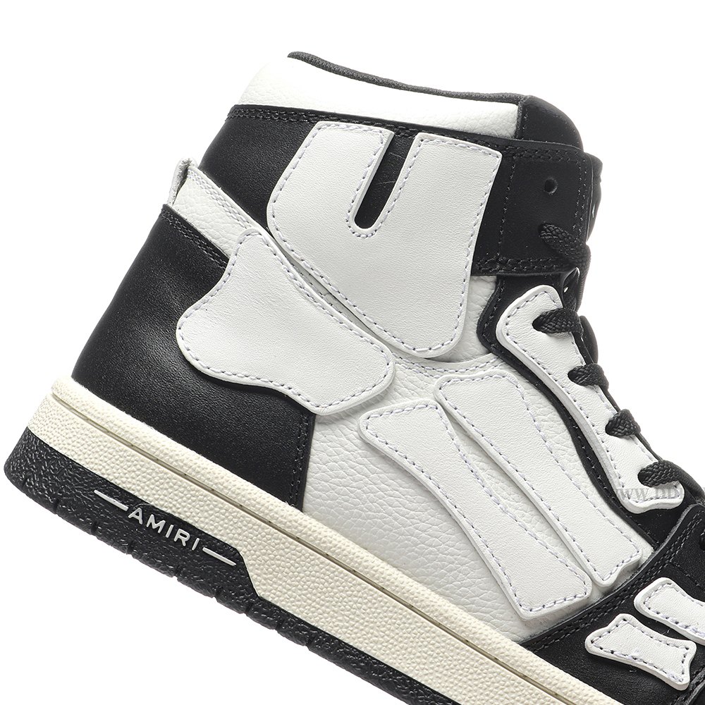 DD AMIRI Skel Top High Black White