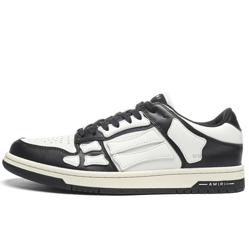 DD AMIRI Skel Top Low Black White