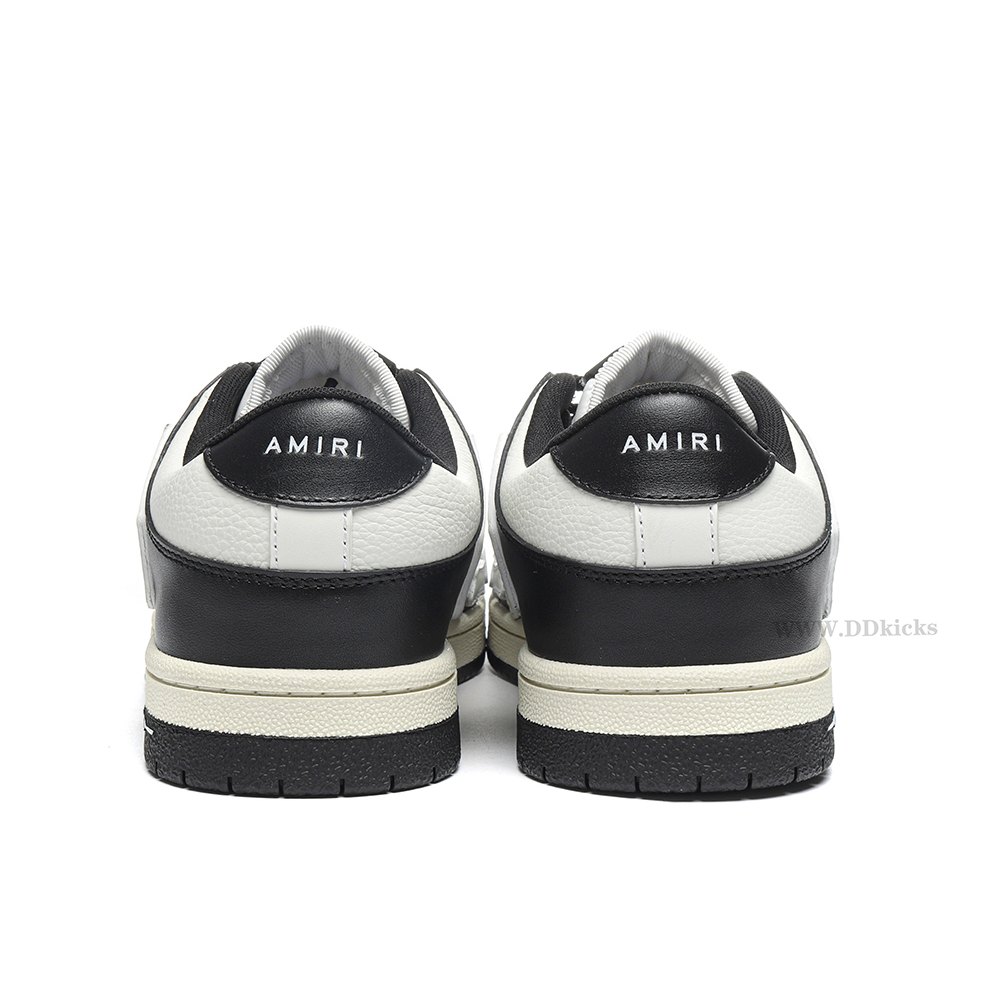 DD AMIRI Skel Top Low Black White