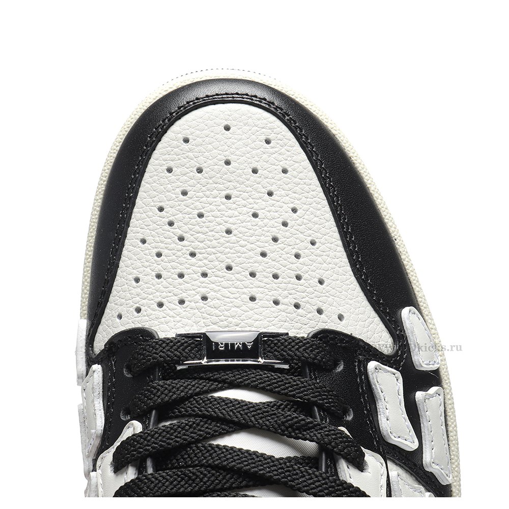 DD AMIRI Skel Top Low Black White