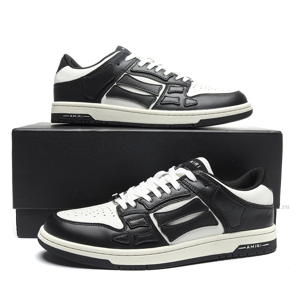 DD Amiri Skel Top Low 'Black White'