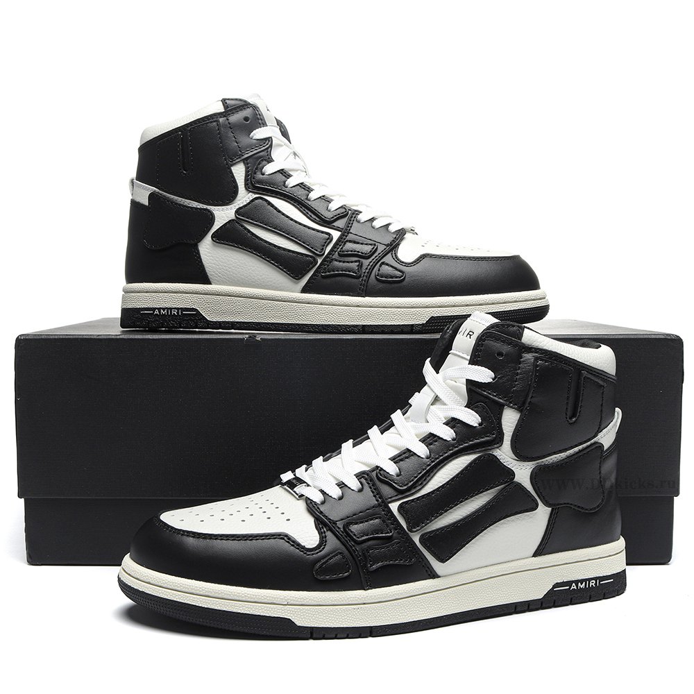 DD Amiri Skel Top High 'Black White'