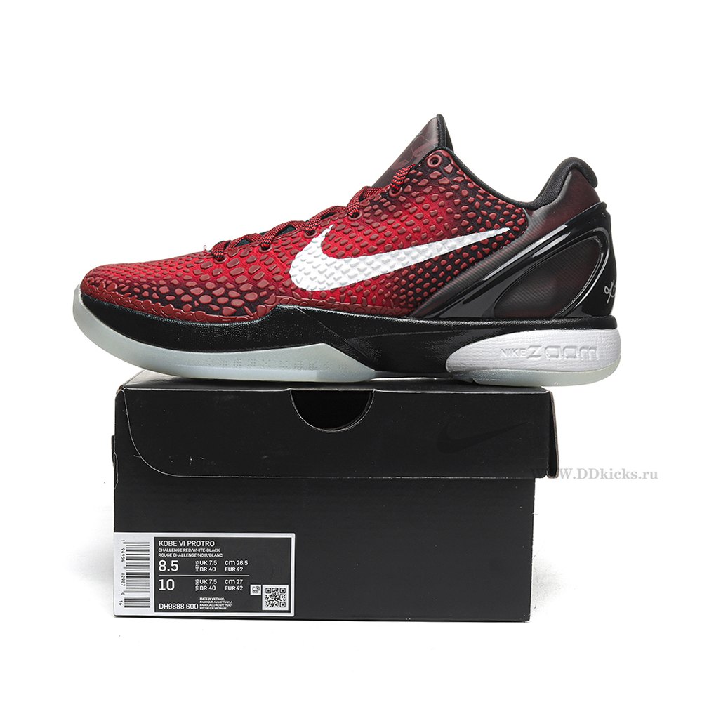 DD Nike Kobe 6 Protro Challenge Red All-Star