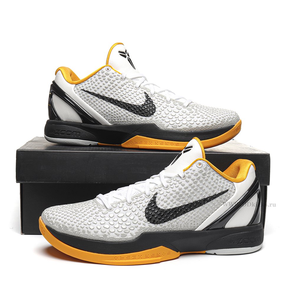 DD Nike Kobe 6 Protro Playoff Pack White Del Sol