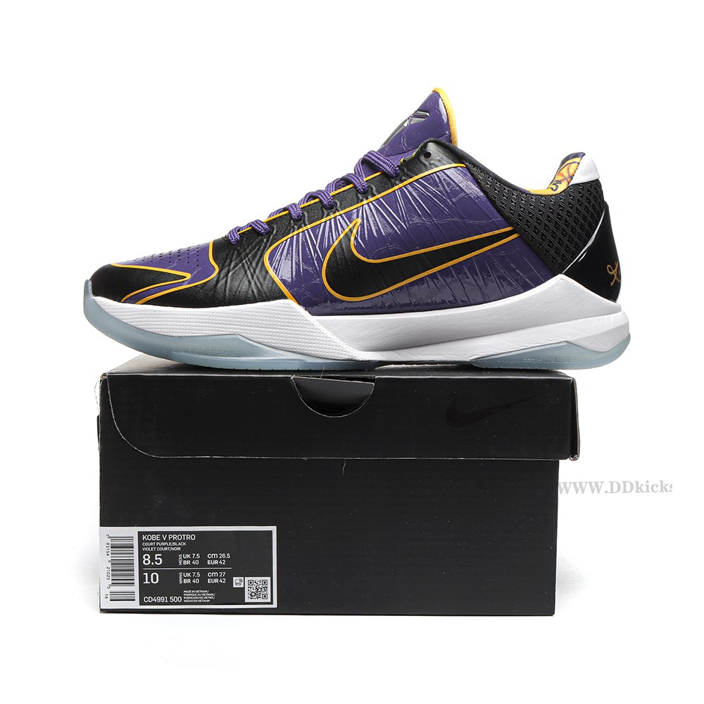 DD Nike Kobe 5 Protro Lakers