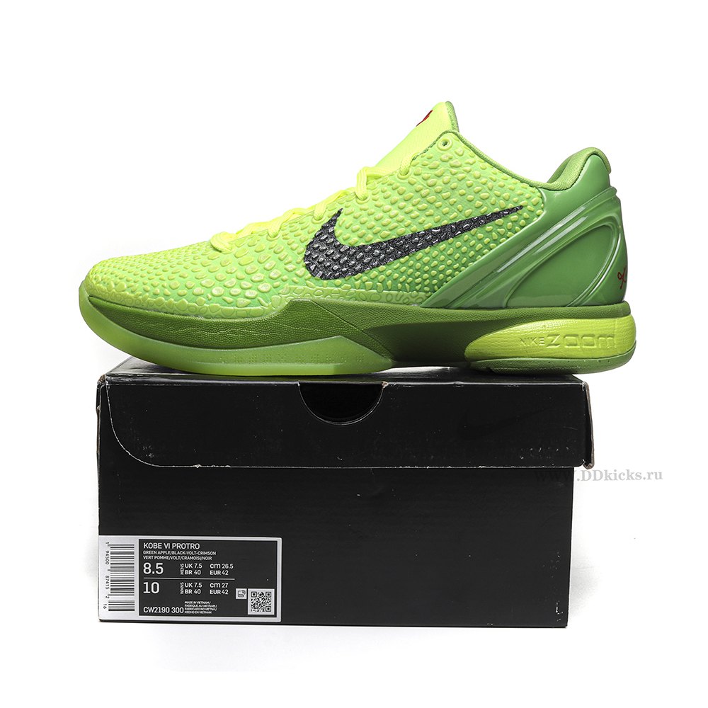 Nike Kobe 6 Protro Grinch