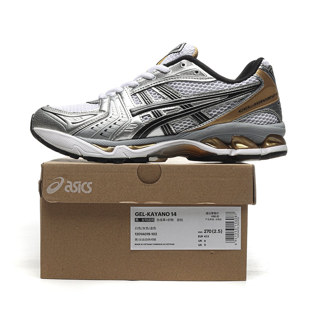 dd As*ic*s gel-kayano 14 white pure gold-1201a019-102