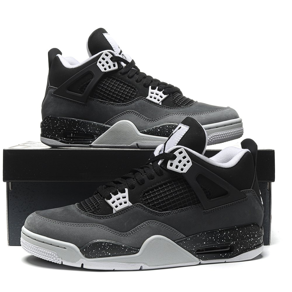 DD Jordan 4 Retro Fear (2024) Black White Anthracite Black Pure Platinum-FQ8138002