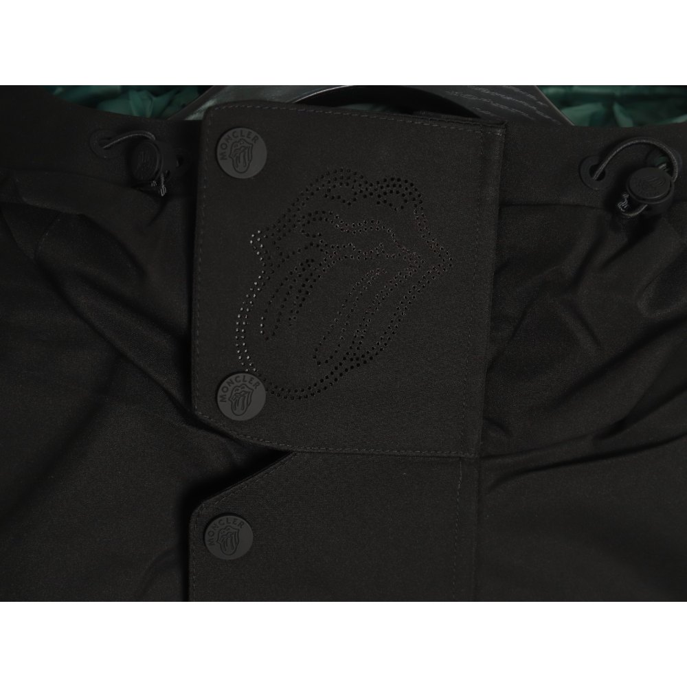 DDMonc*er/Mouth 24Fw Rolling Stone Big Tongue Co-branded Down Jacket Black