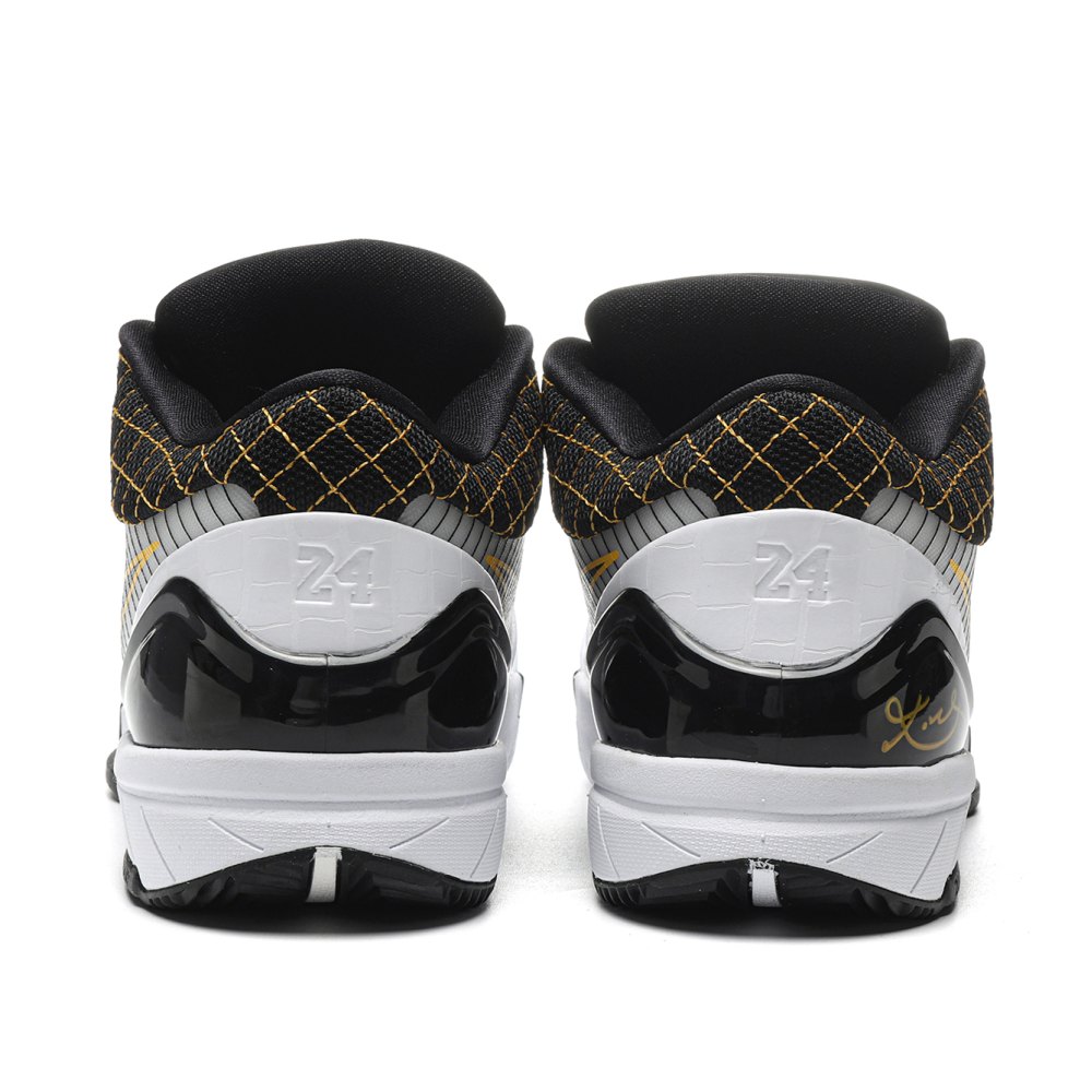 DDNike Kobe 4 Protro White Black Del Sol