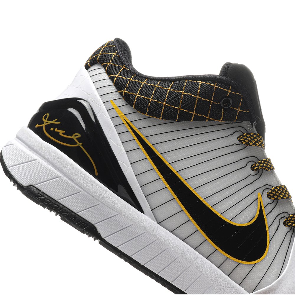 DDNike Kobe 4 Protro White Black Del Sol