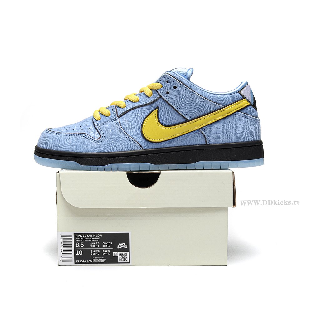 DD Dunk SB Low X The Powerpuff Girls Bubbles