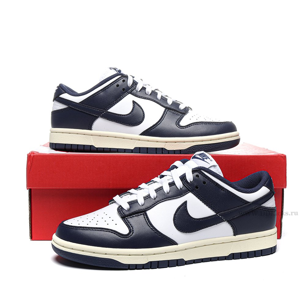 DD Nike Dunk Low Vintage Navy (Women's)