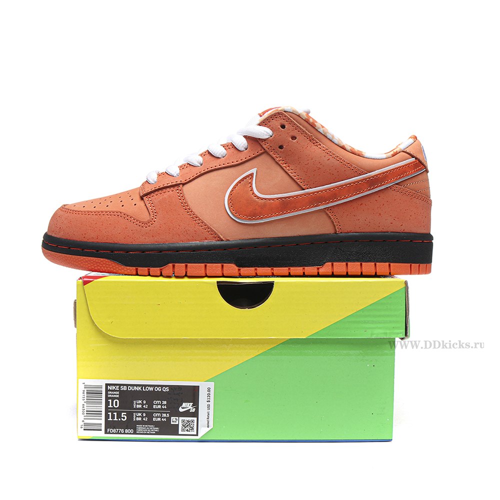 DD Nike SB Dunk Low Concepts Orange Lobster