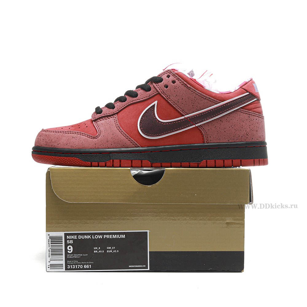 DD Nike SB Dunk Low Concepts Red Lobster