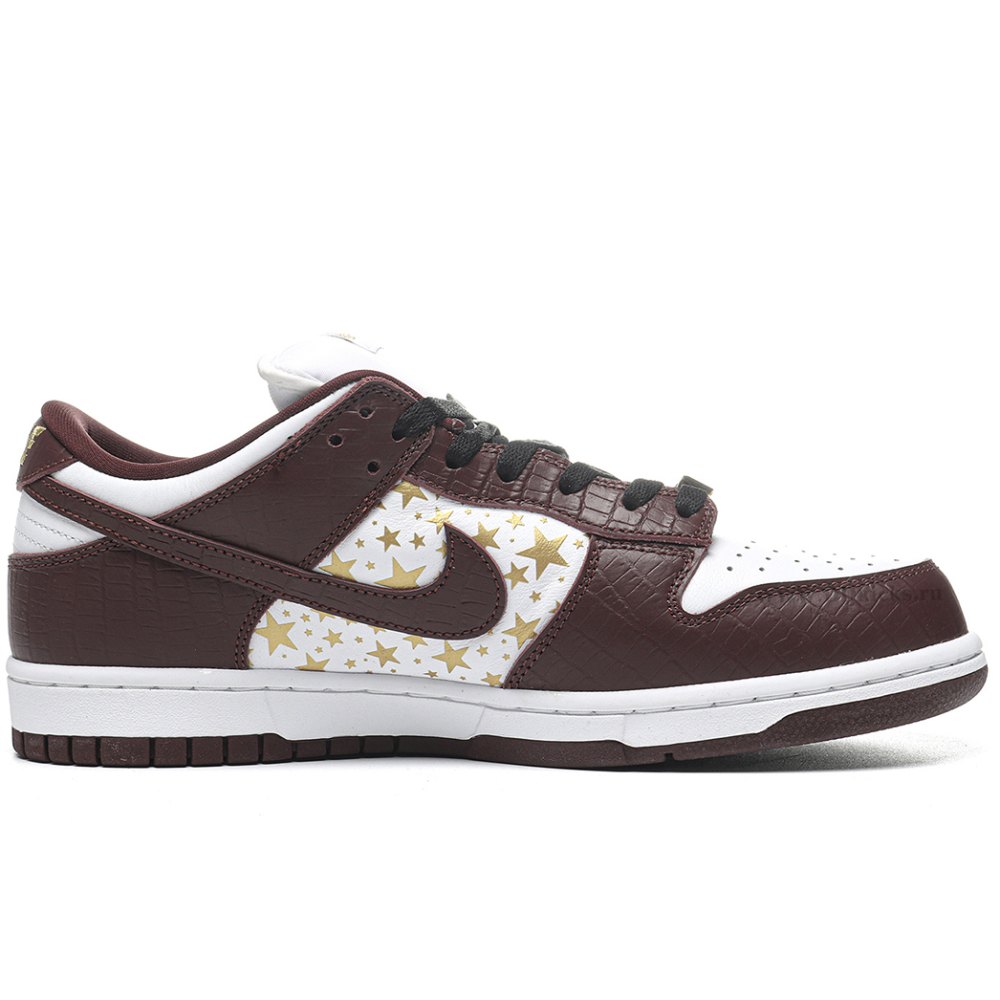 dd nike sb dunk low S*p*e stars barkroot brown
