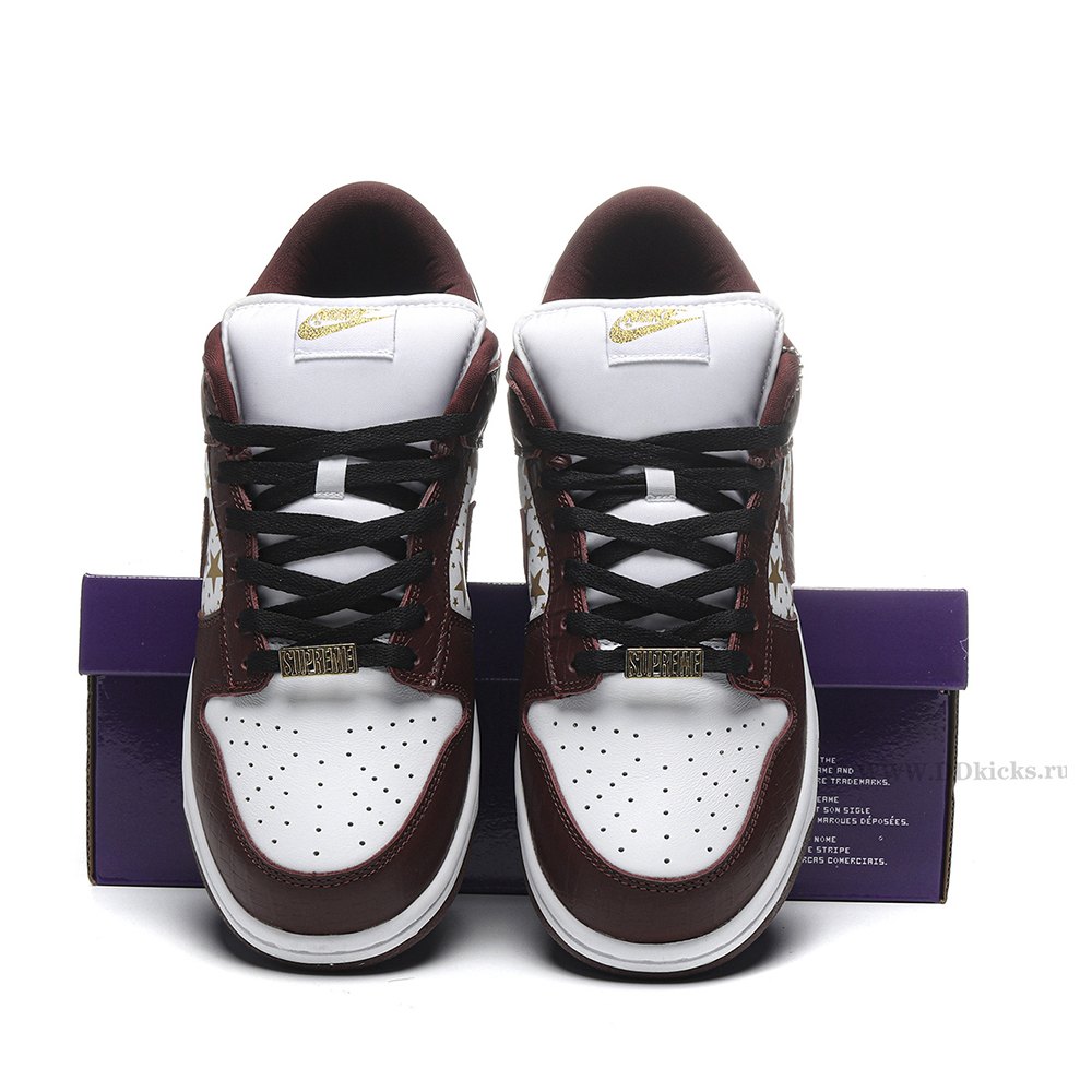 dd nike sb dunk low S*p*e stars barkroot brown