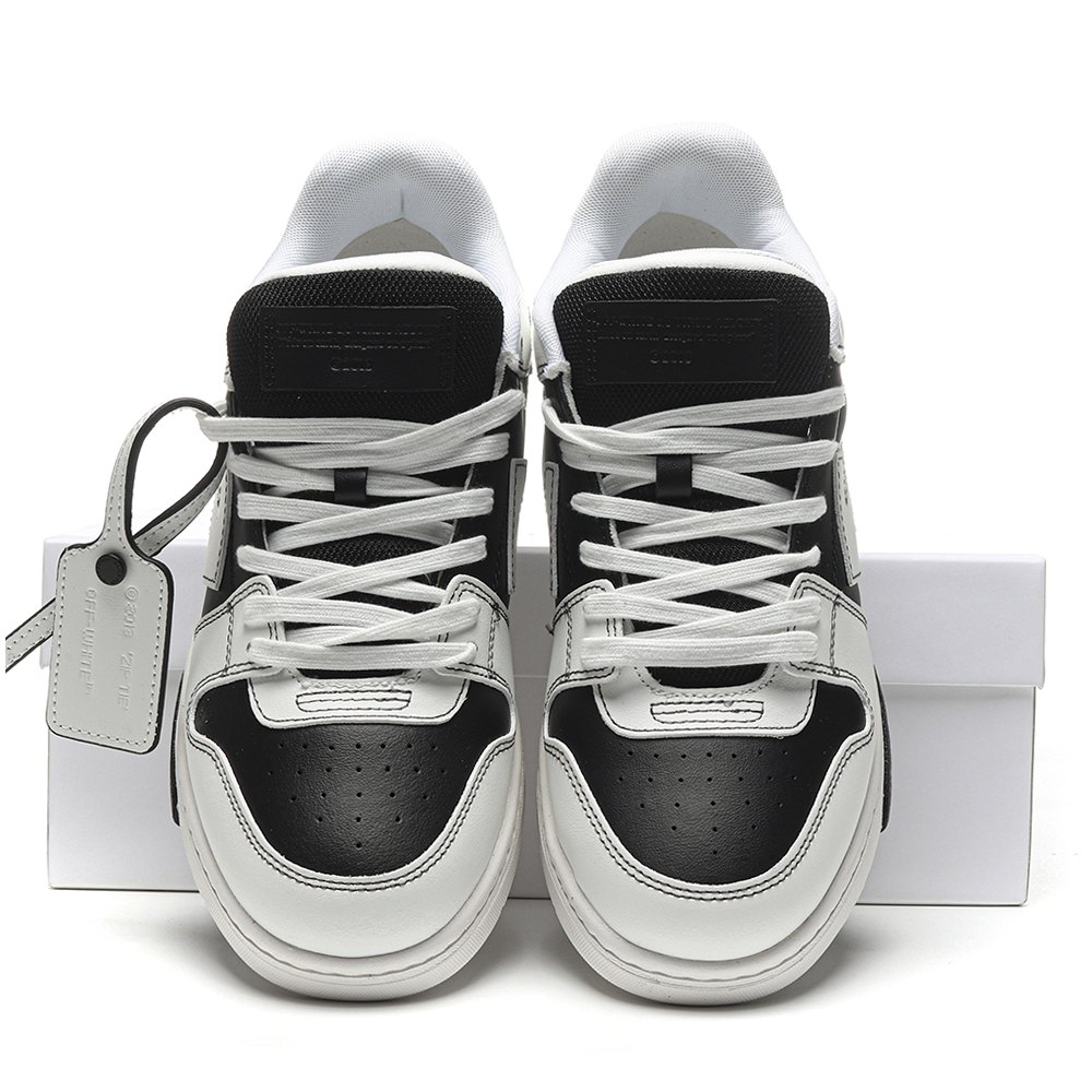 DD OFF-WHITE Out Of Office OOO Low Tops White Black