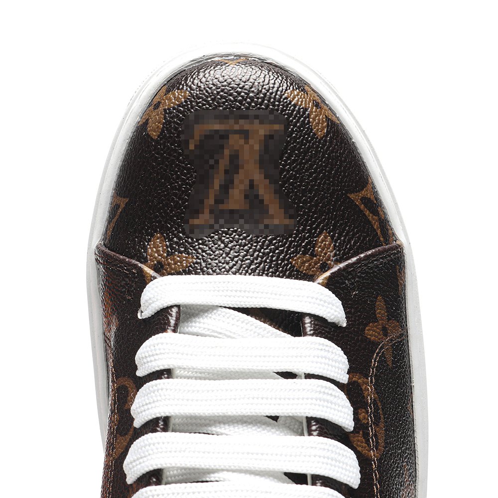 DD Lou1s Vu1tton Time Out Monogram Leather Cacao Brown White (Women's)