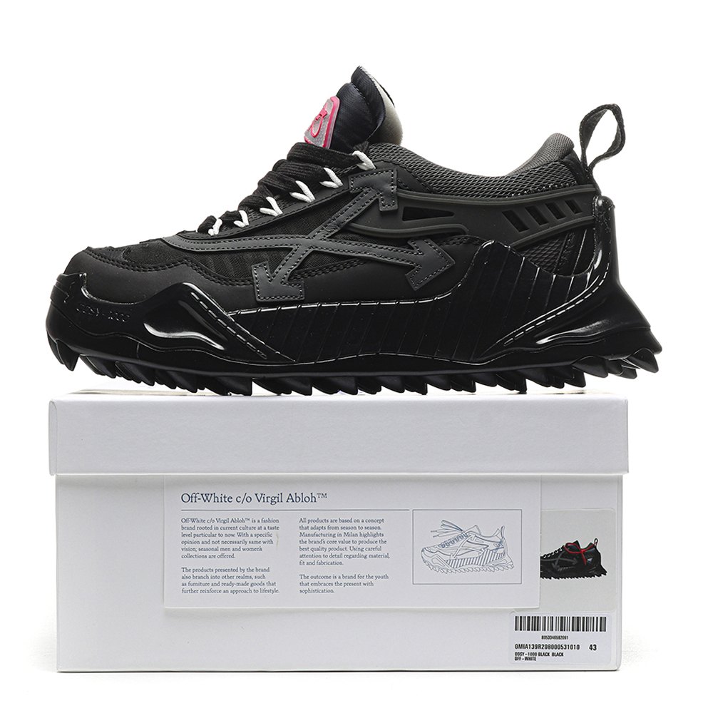 DD OFF-WHITE Odsy-1000 Black SS20