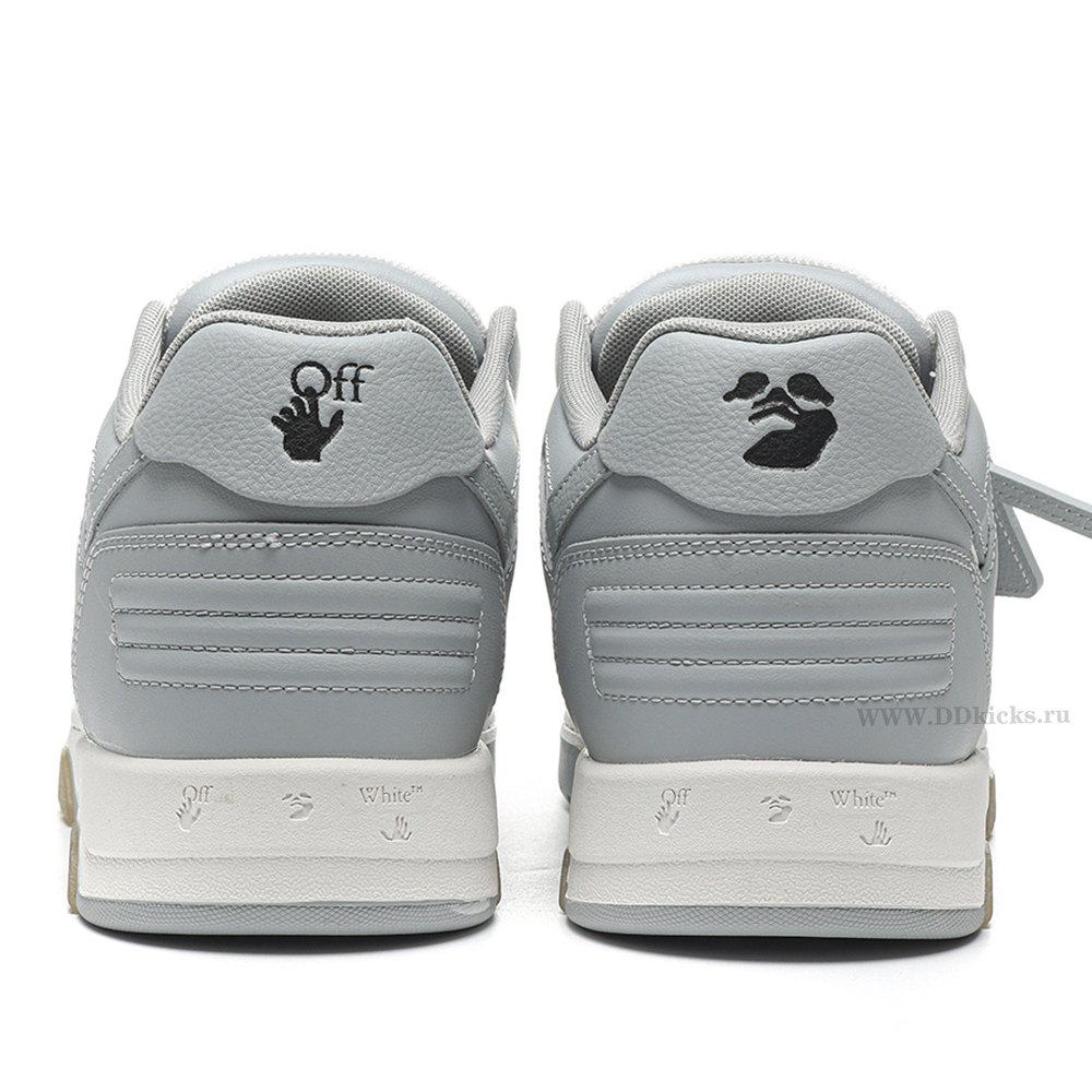 DD OFF-WHITE Out Of Office "OOO" Low Tops Grey White