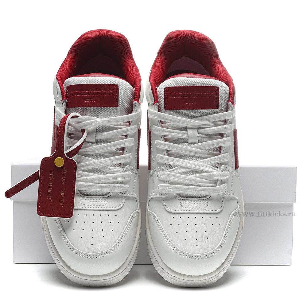 DD OFF-WHITE Out Of Office OOO Low Tops 2024 Lunar New Year Red White