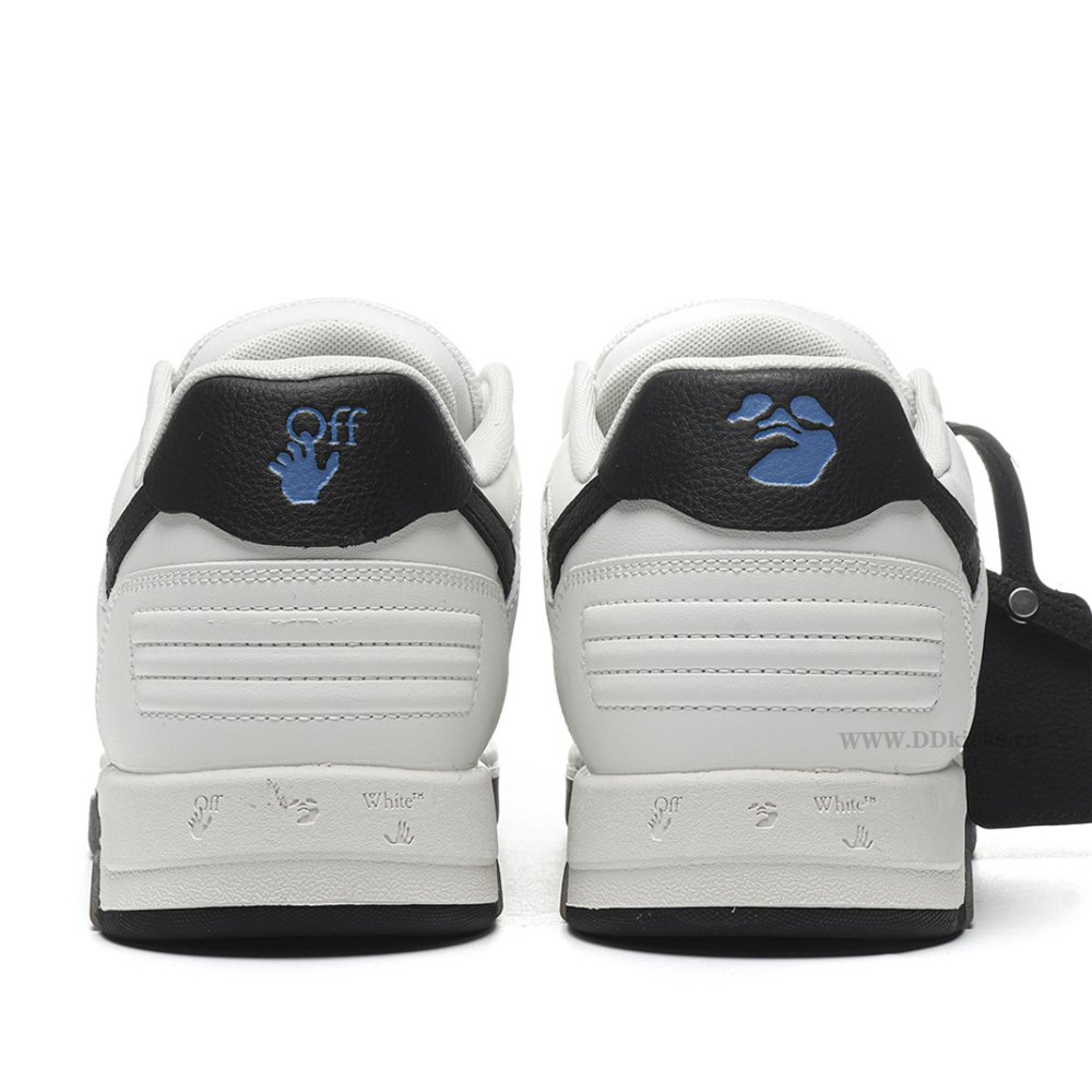 DD OFF-WHITE Out Of Office OOO 30 MM Low Tops Black White Blue
