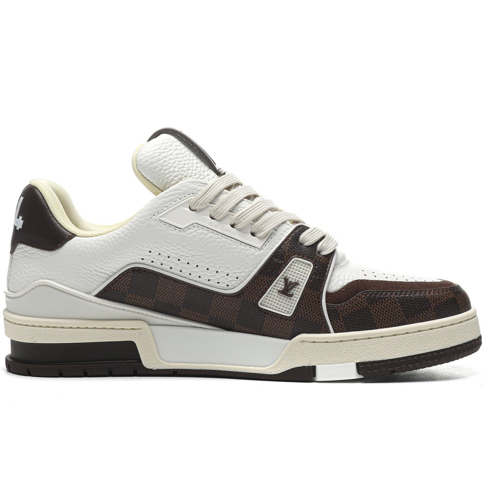 DD Lou1s Vu1tton LV Trainer White/ Brown