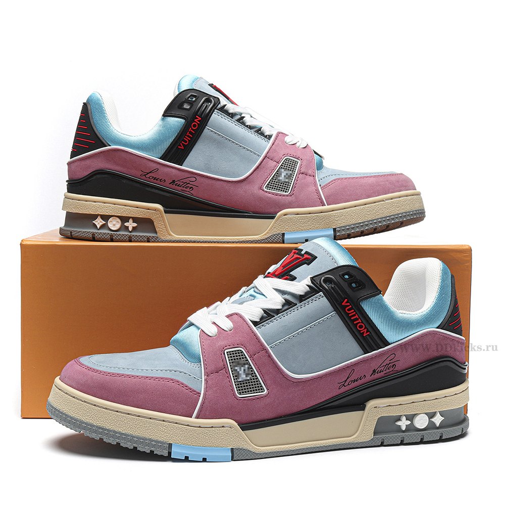 DD Lou1s Vu1tton Trainer Bluish Violet