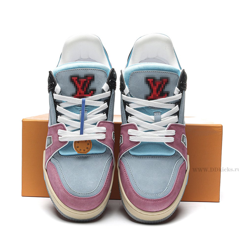 DD Lou1s Vu1tton Trainer Bluish Violet