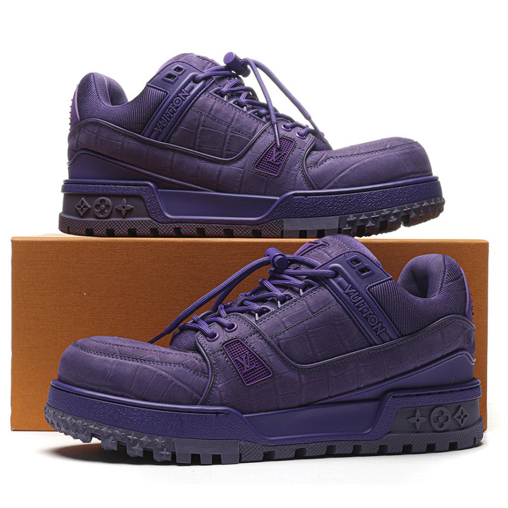 DD Lou1s Vu1tton Trainer Maxi Sneaker Violet