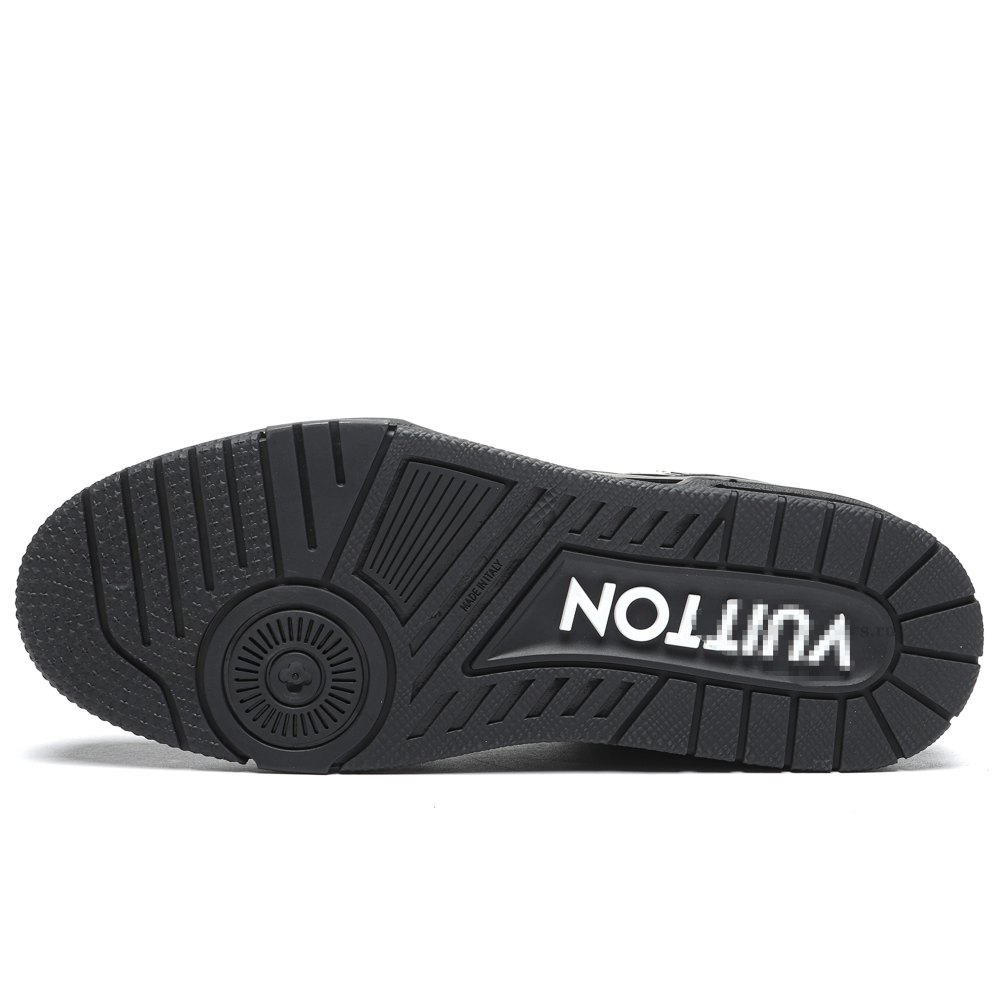 DD Lou1s Vu1tton Trainer Black Embossed Monogram