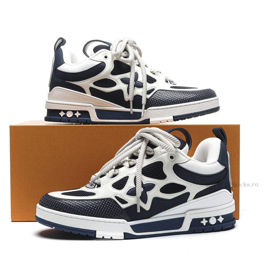 DD Lou1s Vu1tton Skate Sneaker Marine White