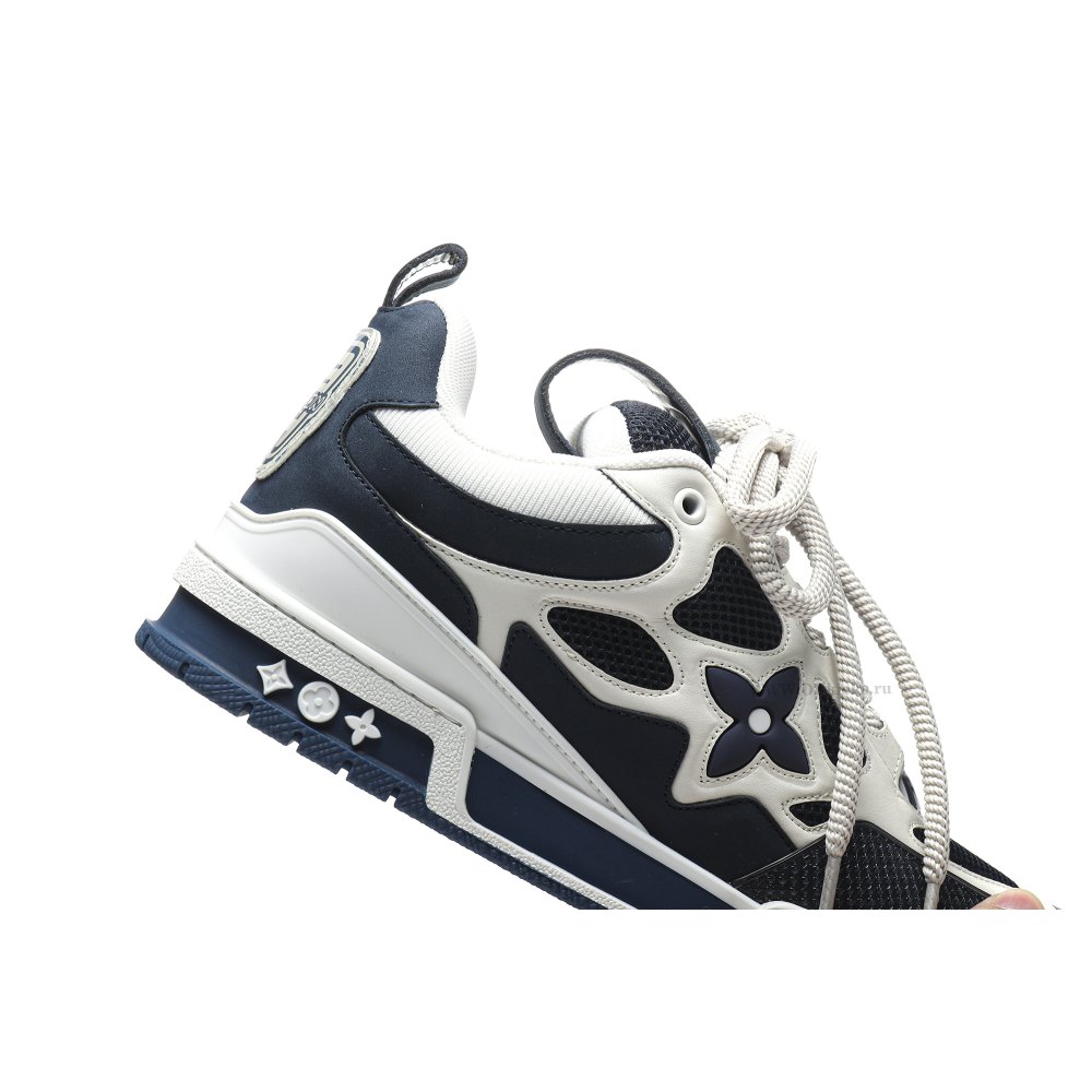 DD Lou1s Vu1tton Skate Sneaker Marine White