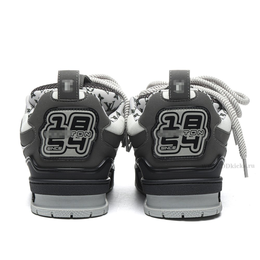 DD Lou1s Vu1tton Skate Sneaker Grey White