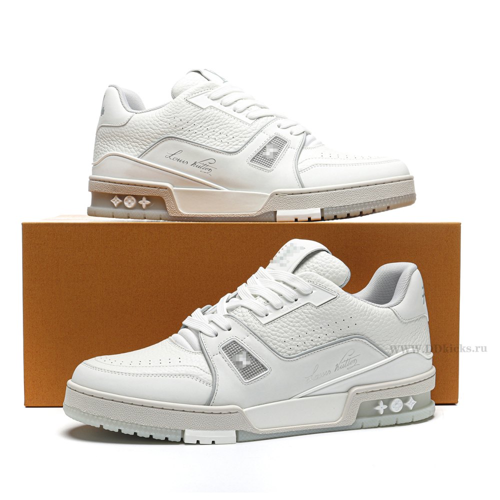 DD Lou1s Vu1tton Trainer White Signature